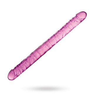 44.5cm Realistic Double Dildo - Purple